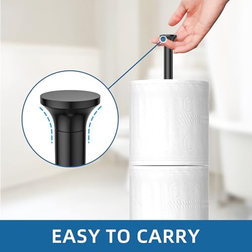 Space-Saving Stainless Steel Toile Paper Holder