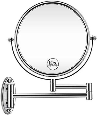 10X Wall-Mounted Makeup Mirror