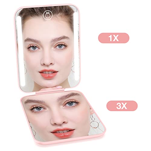 Kintion Rechargeable Pocket Mirror for Women