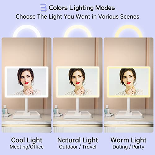 High-Quality Makeup Vanity Mirror with 96 LED Lights and 10x Magnification