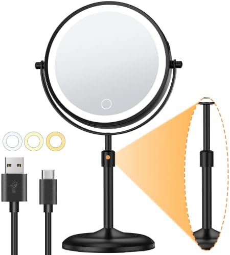 Gospire 7 Lighted Makeup Mirror with Magnification