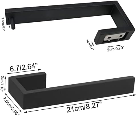 Sturdy Stainless Steel Towels 9-Inch Holder 2-Pack