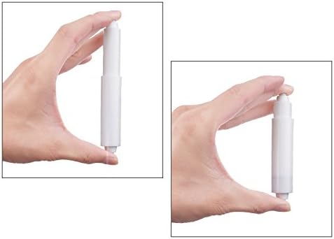 Shappy 2-Piece 7558339 Toilet Paper Holder Roller Spindle White