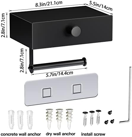 Voldra Toilet Paper Wipes Holder - Expand Your Storage Space