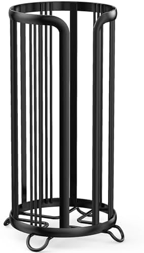 Epicano Toilet Paper Holder Stand Black
