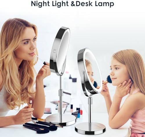 Adjustable Makeup Mirror with Lights