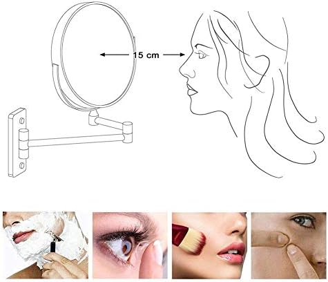 Wall-Mounted Cosmetic Mirror 3X