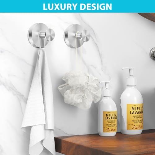 Fliverly Suction Cup Hooks for Showers More