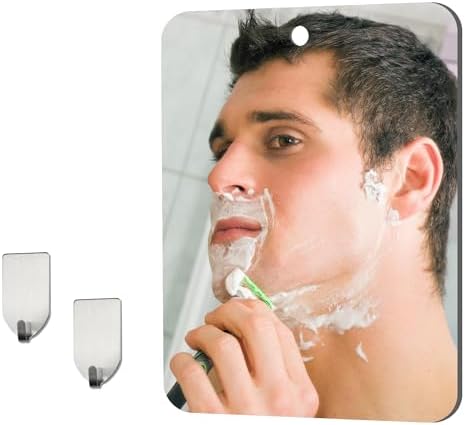 Mcudsy Fogless Shower Mirror for Shaving Makeup Removal