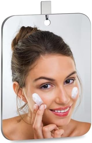 Mcudsy Fogless Shower Mirror for Shaving Makeup Removal