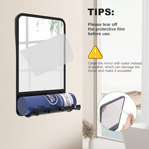 High-Fidelity Fogless Shower Mirror