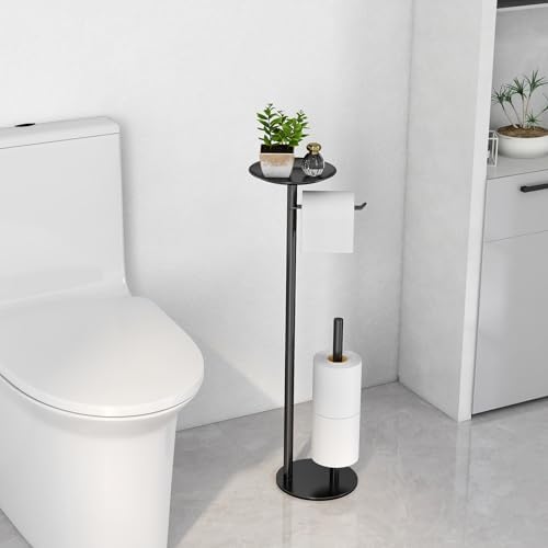 Rust-Proof Toilet Paper Holder Stand Sturdy Durable