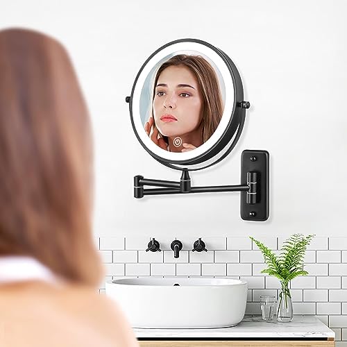 Decluttr Rechargeable Wall-Mounted Makeup Mirror