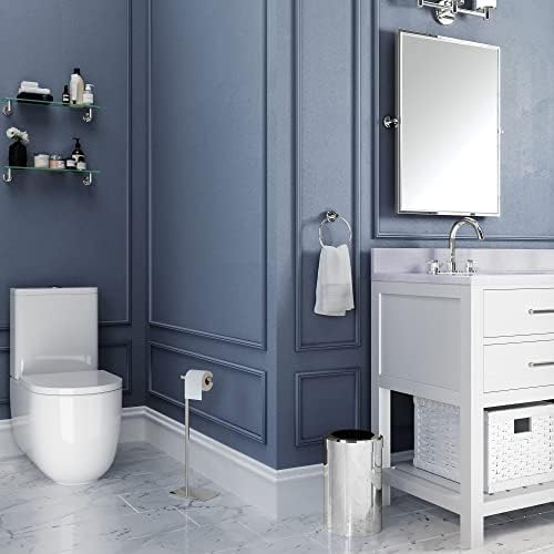Gatco 1431C Modern Freestanding Toiletpaper Holder 2125 Chrome