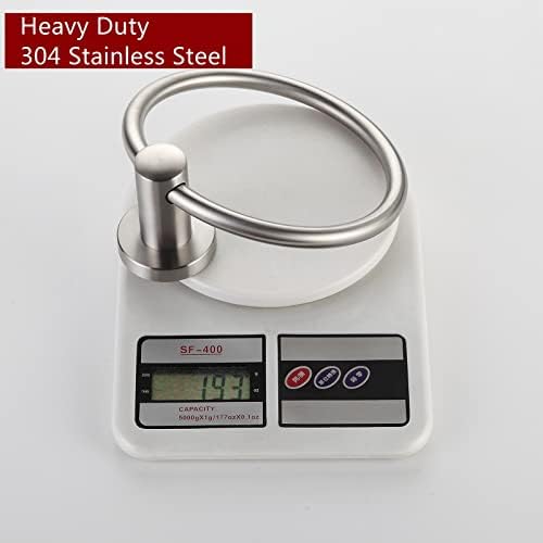 BGL Stainless Steel Towel Ring Brushed Nickel 2-Pack