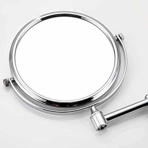 Ergonomic Wall-Mounted Makeup Mirror 3x5x for Gold