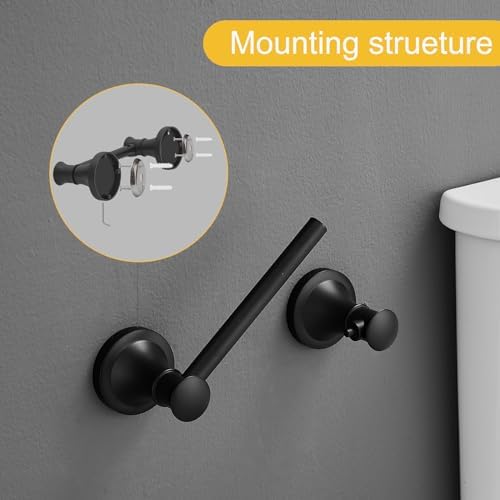 Sturdy Wall-Mounted Toilet Paper Holder for Home Use