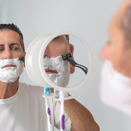 Zadro Fog-free Adjustable shower Grooming mirror for beard facial hair