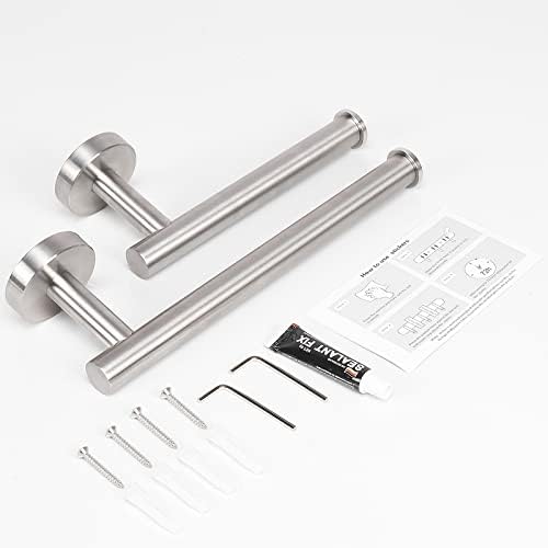 NearMoon Dual Toilet Hand Towel Holder 304 Stainless Steel Set