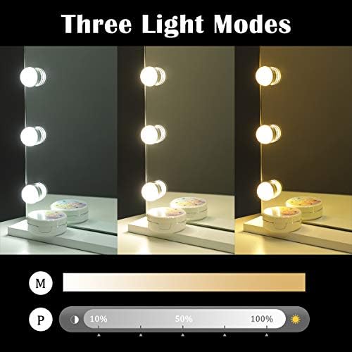 Showtimez Vanity Mirror with Lights Large Lighted Makeup Mirror
