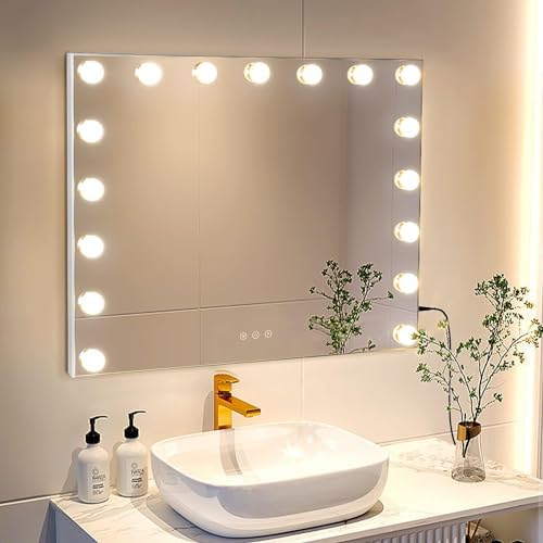 Vanity Mirror with 3 Lights Modes Touch Control