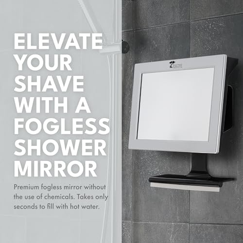 Mirror with Squeegee and Anti-Fog