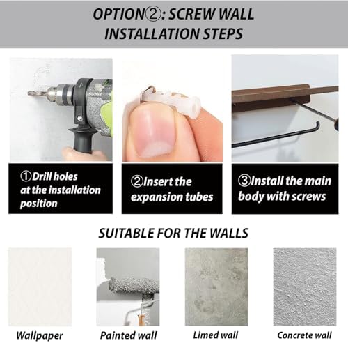 Stylish Wall-Mounted Toilet Paper Holder