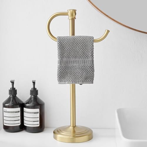BESy 17-Inch Brushed Gold Towel Bar