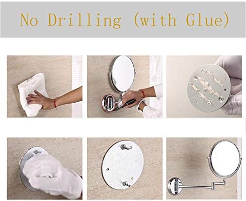 Double-Sided Double Magnification Makeup Mirror