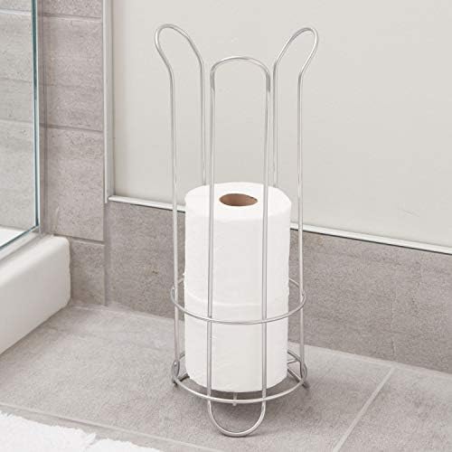 Stylish Metal Organizer for 3 Rolls of Toilet Paper