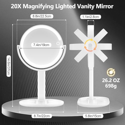 MIYADIVA Makeup Mirror with Lights