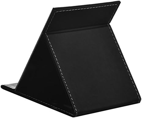 JOLY Protable PU Leather Makeup Mirror with Adjustable Stand