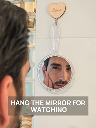 OMIRO Hand Mirror with 1X and 3X Magnification