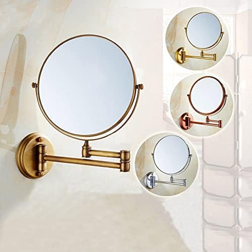 Magnifying Beauty Mirror - Double-Sided Wall-Mounted Folding Vanity Mirror