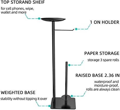 4-Roll Toilet Paper Holder Stand