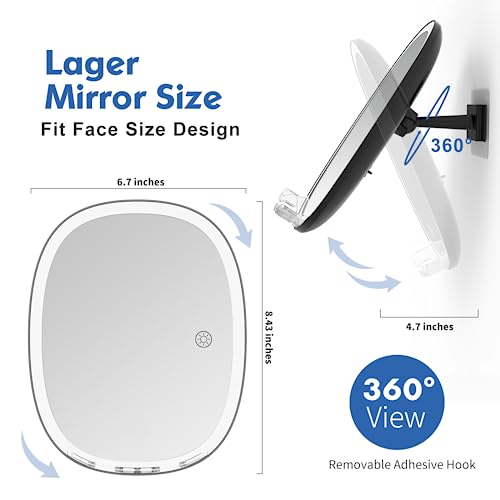 CMBestMax Amaba Dimmable Anti-Fog Shower Mirror