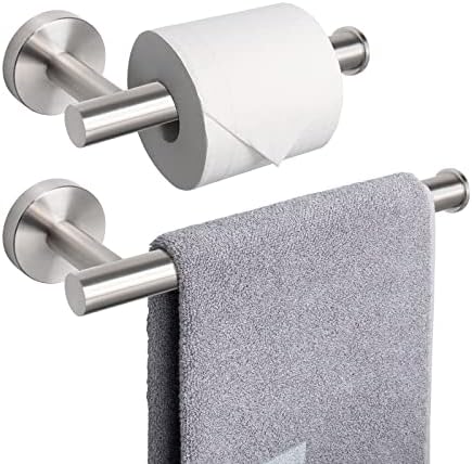 NearMoon Dual Toilet Hand Towel Holder 304 Stainless Steel Set