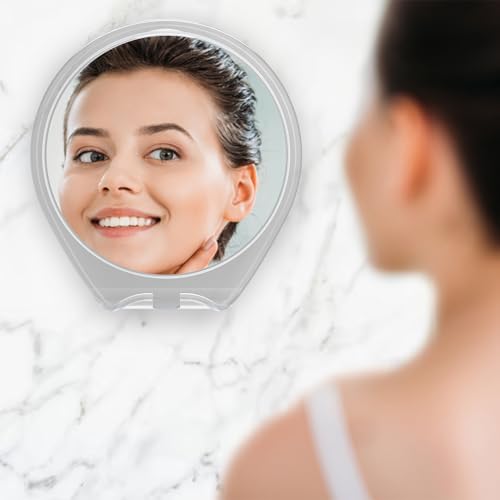 HoneyBull fogless shower mirror sleek and easy for shaving