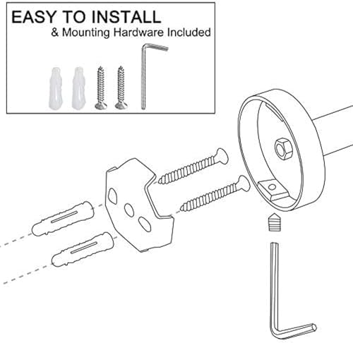 Lairuier 4-Piece bathroom hardware set Brushed Gold