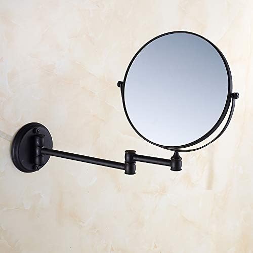 GLYYR 8 Inch 3X Magnification Double-Sided Wall Mount Makeup Mirror