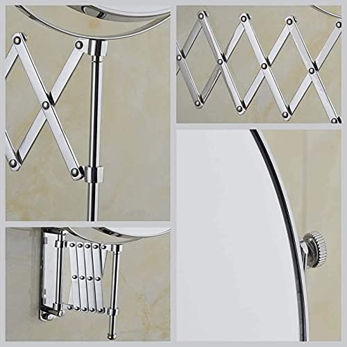 Perfect 10x Magnifying Wall-Mounted Makeup Mirror for Bathroom