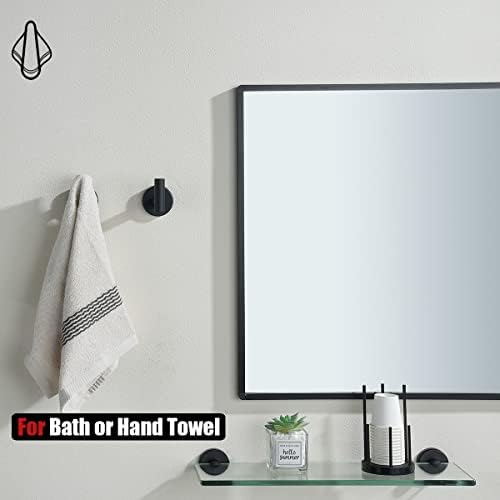 Professional Black Bathroom Towel Hook Set