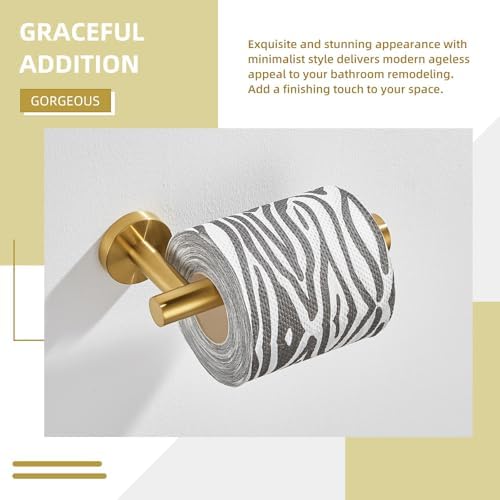 Stainless Steel Gold Toilet Paper Holder