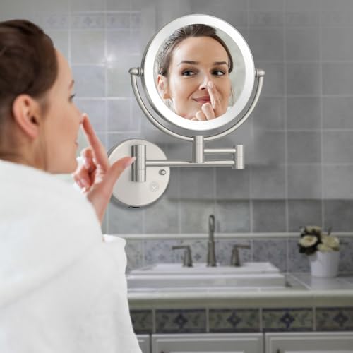 Luxury 8-inch Wall-Mounted Makeup Mirror