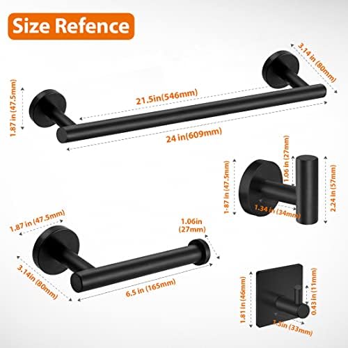 Stainless Steel Bathroom Hardware Set