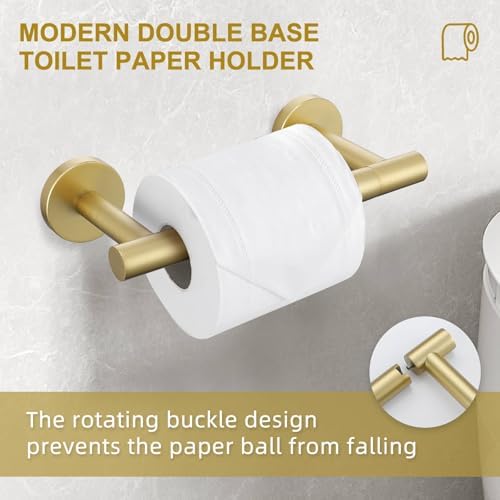 Powder Coated Gold Toilet Paper Holder