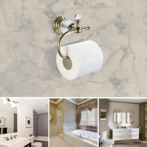 Luxurious Polished Gold toilet paper holder