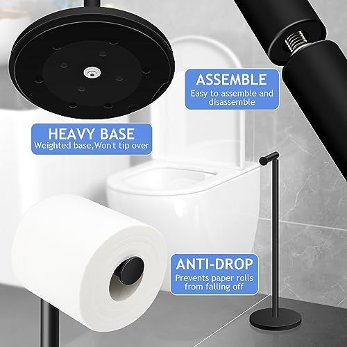 TACGEA Toilet Paper Holder Stand
