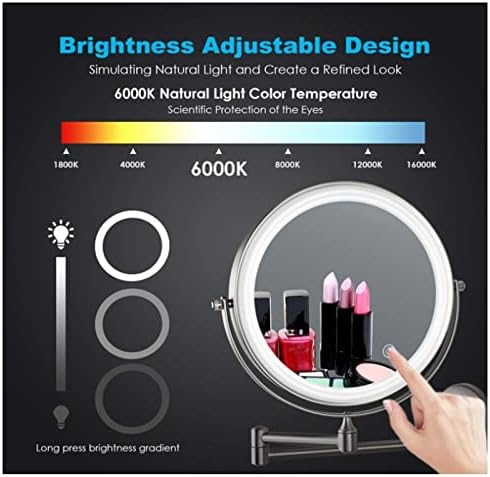 ZADIKO 7X LED Makeup Mirror