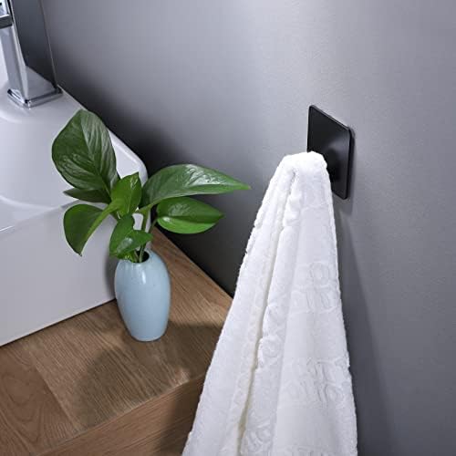 Delition Adhesive Hook for Bathroom Kitchen 4-Piece Set Strong Stylish Design